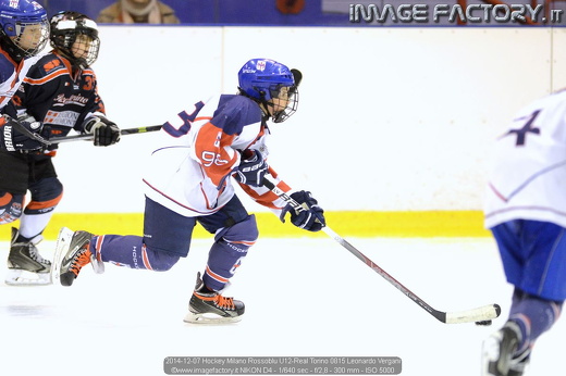 2014-12-07 Hockey Milano Rossoblu U12-Real Torino 0815 Leonardo Vergani